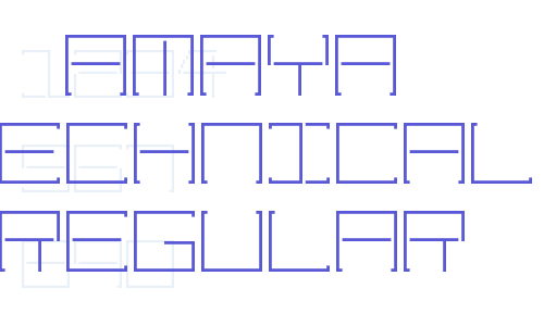 Amaya Technical Regular Font Download