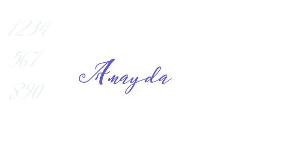 Amayda font free