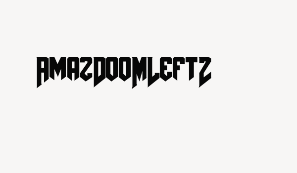 AmazDooMLeft2 Font