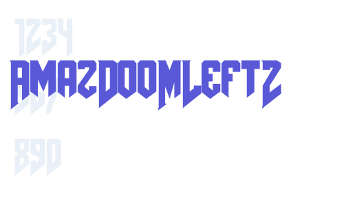 AmazDooMLeft2 Font Download