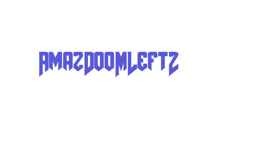 AmazDooMLeft2 Font