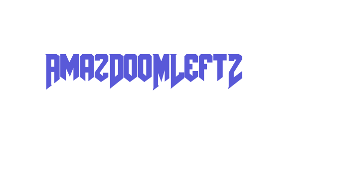 AmazDooMLeft2 Font Download