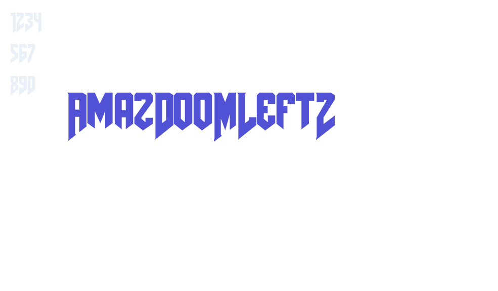 AmazDooMLeft2-font-download