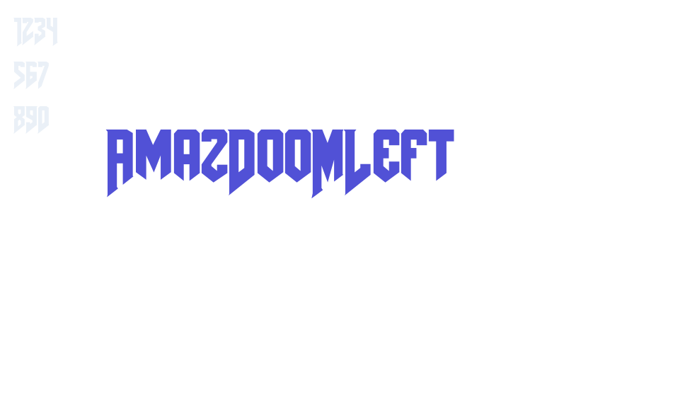 AmazDooMLeft-font-download