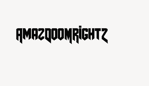 AmazDooMRight2 Font