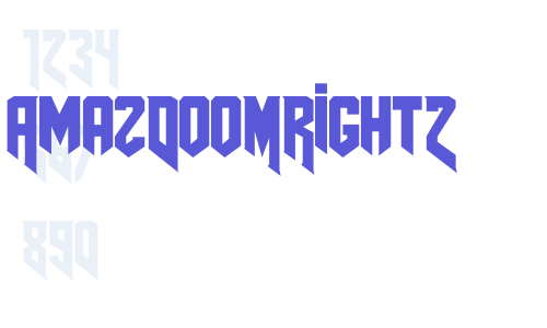 AmazDooMRight2 Font Download