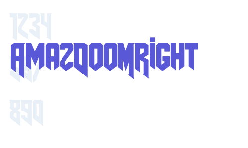 AmazDooMRight Font Download