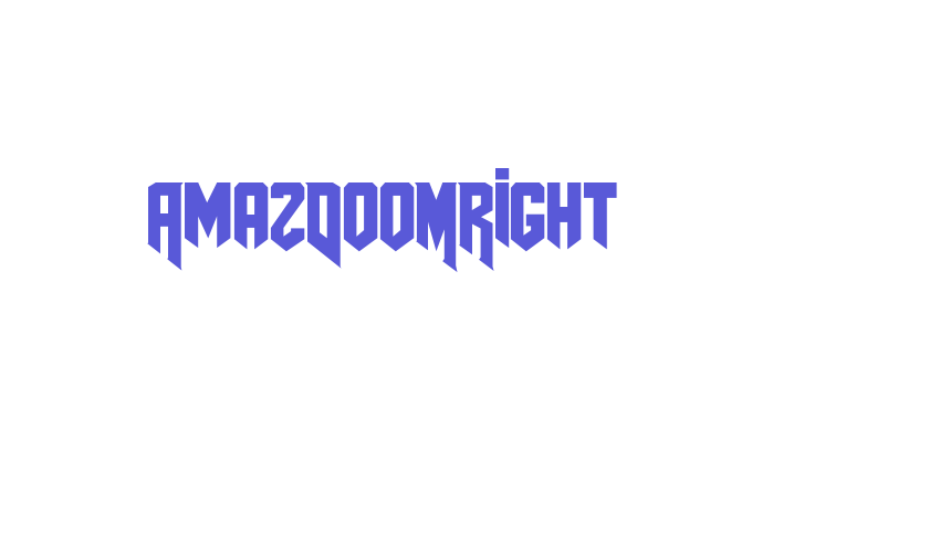 AmazDooMRight Font