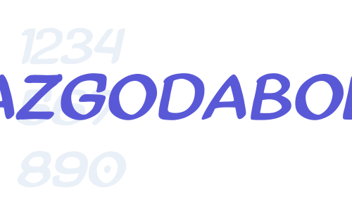 AmazGoDaBold Font Download