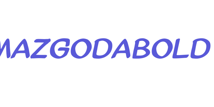 AmazGoDaBold Font Download