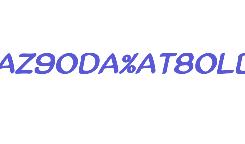 AmazGoDaMatBold Font