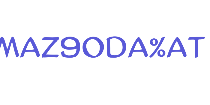 AmazGoDaMat Font