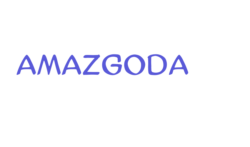 AmazGoDa Font