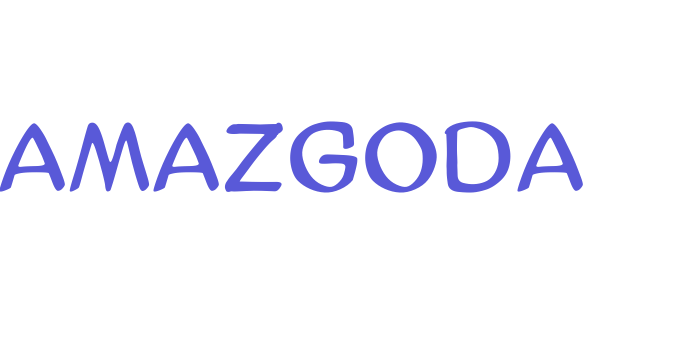 AmazGoDa Font