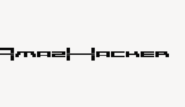 AmazHacker Font