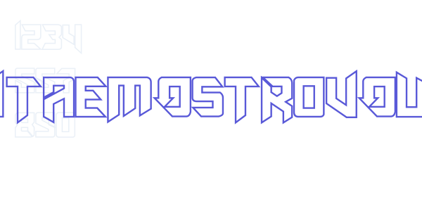 AmazObitaemOstrovOutline font