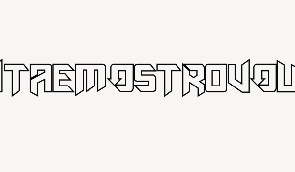 AmazObitaemOstrovOutline Font