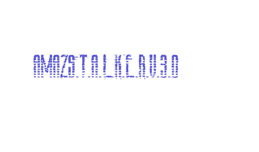 AmazS.T.A.L.K.E.R.v.3.0 Font Download