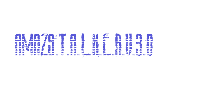 AmazS.T.A.L.K.E.R.v.3.0 Font