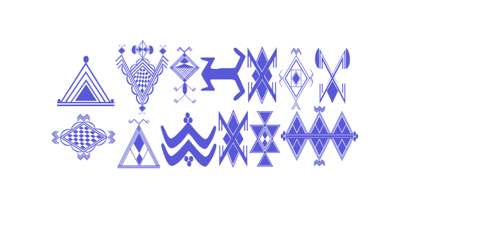 Amazigh Motifs Font