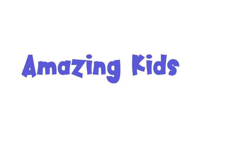 Amazing Kids Font