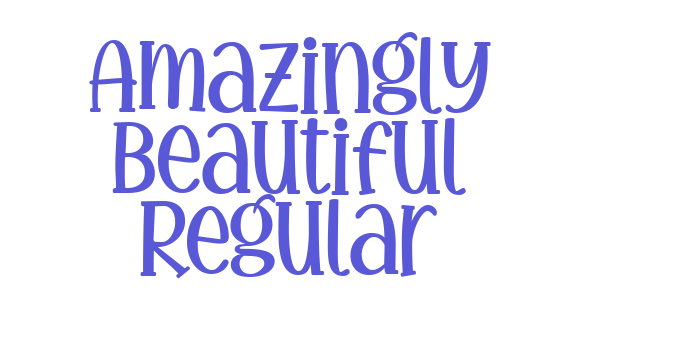 Amazingly Beautiful Regular Font Download