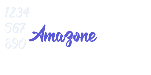 Amazone font