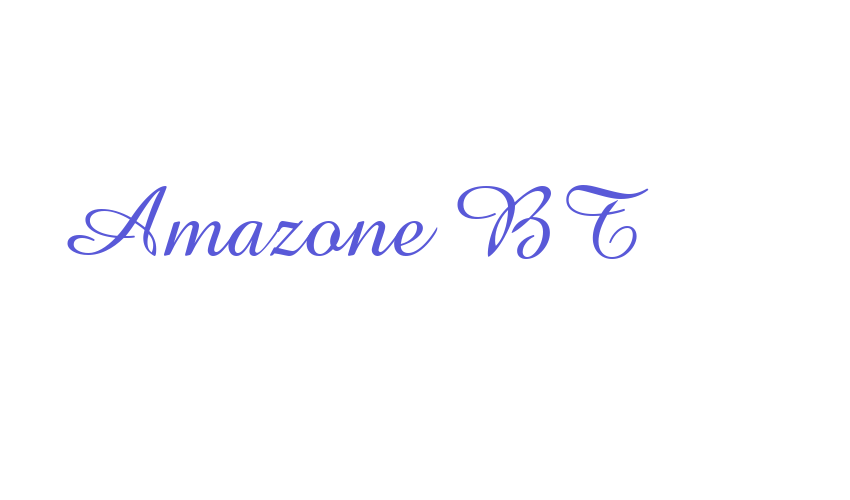 Amazone BT Font