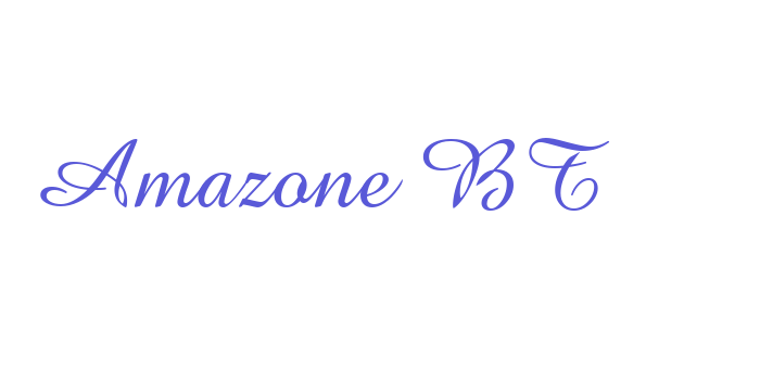 Amazone BT Font Download