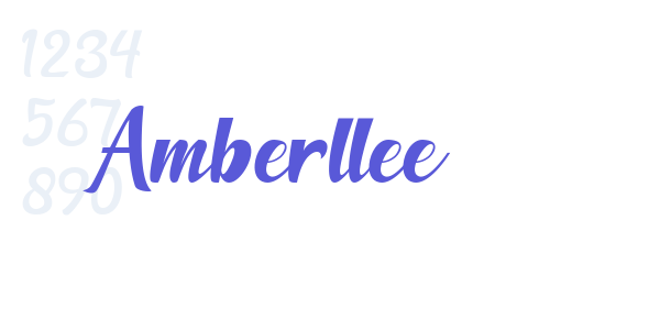 Amberllee font