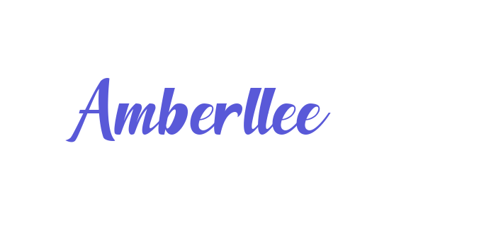 Amberllee Font Download