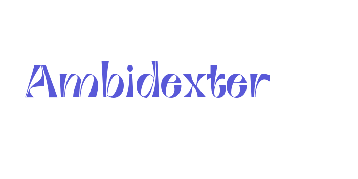 Ambidexter Font Download