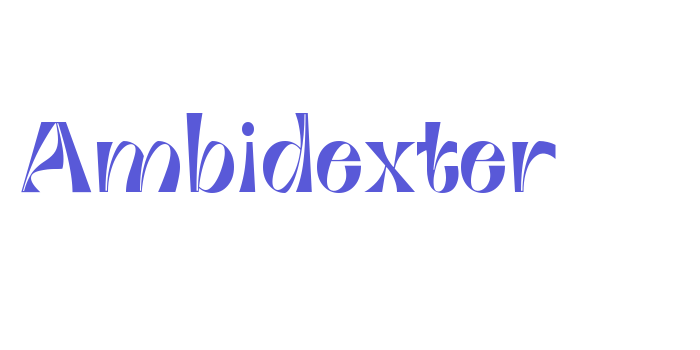 Ambidexter Font