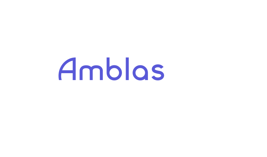 Amblas Font