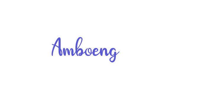 Amboeng Font Download