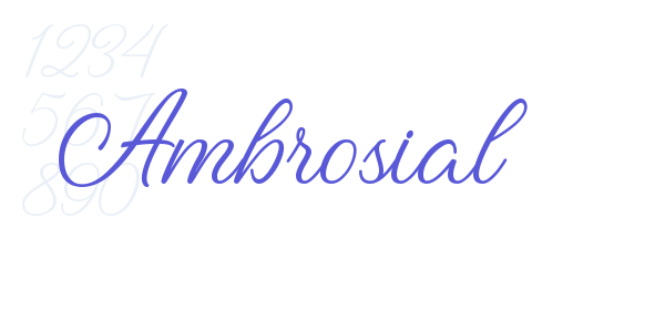 Ambrosial font free