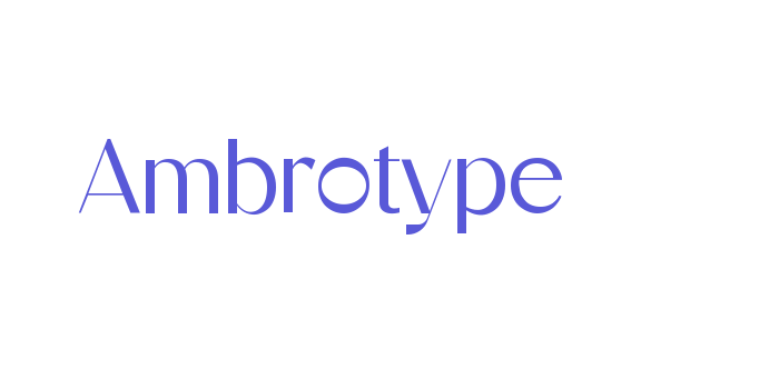 Ambrotype Font