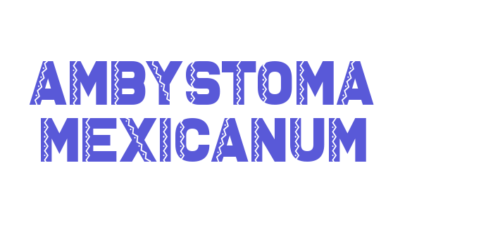 Ambystoma Mexicanum Font Download