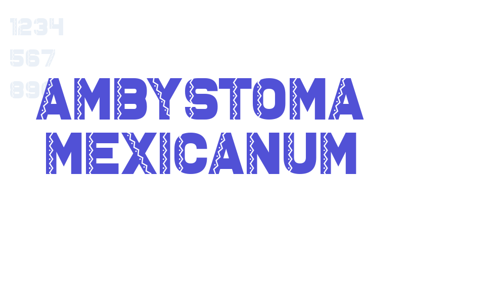 Ambystoma Mexicanum-font-download