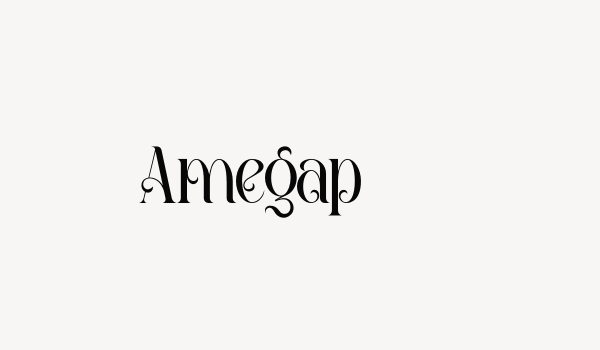 Amegap Font