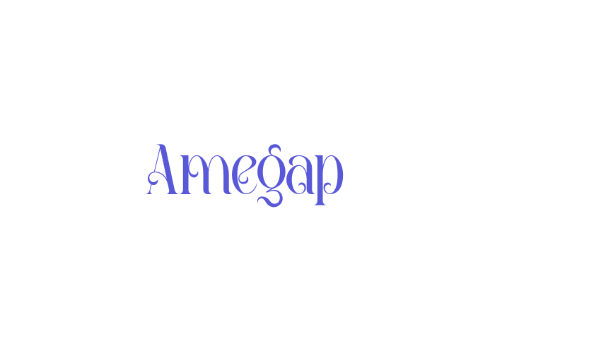 Amegap Font