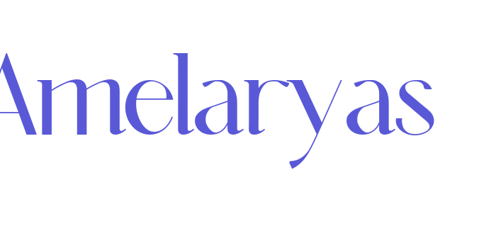 Amelaryas Font Download