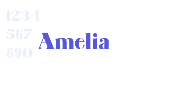 Amelia font free