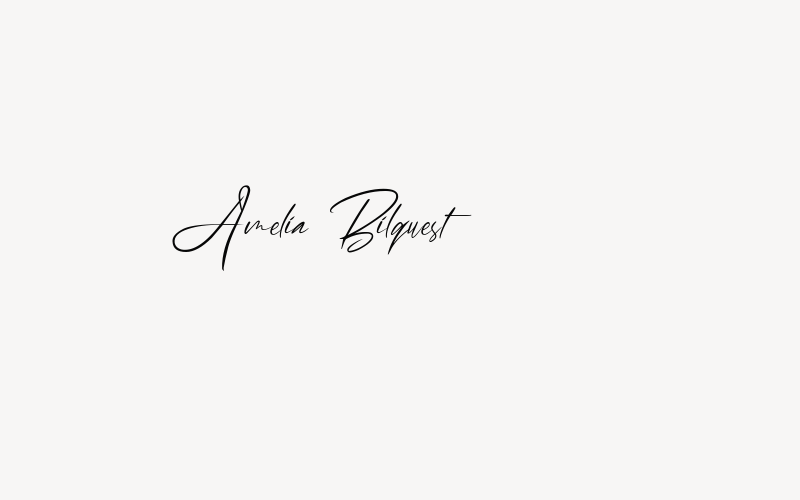 Amelia Bilquest Font