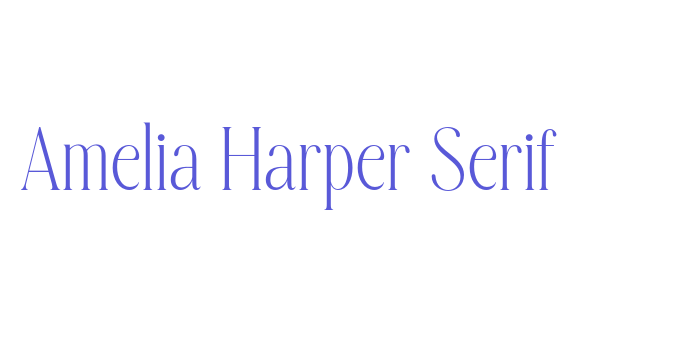 Amelia Harper Serif Font Download