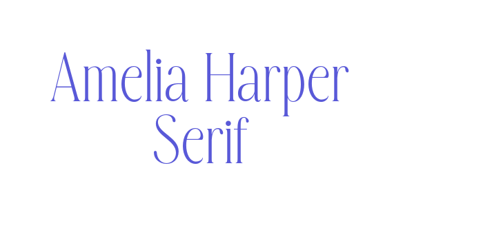 Amelia Harper Serif Font