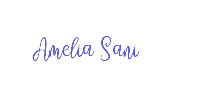 Amelia Sani Font Download