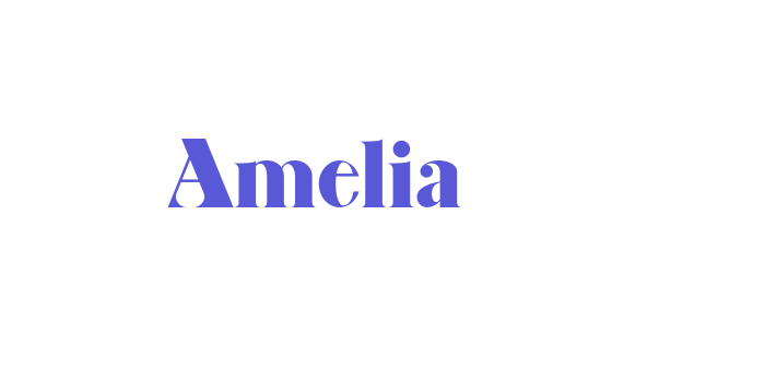 Amelia Font Download