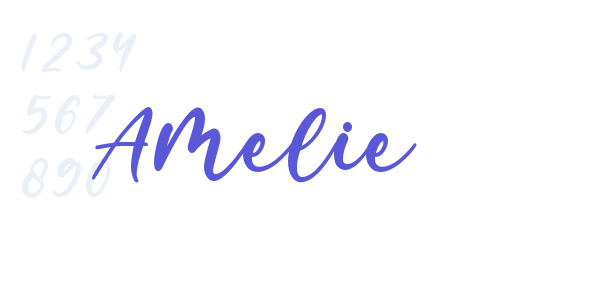 Amelie font free