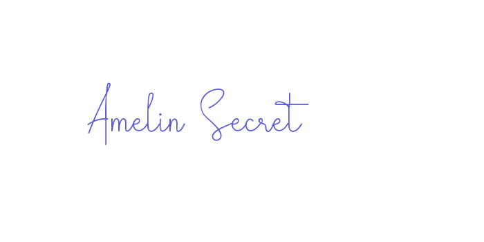 Amelin Secret Font Download